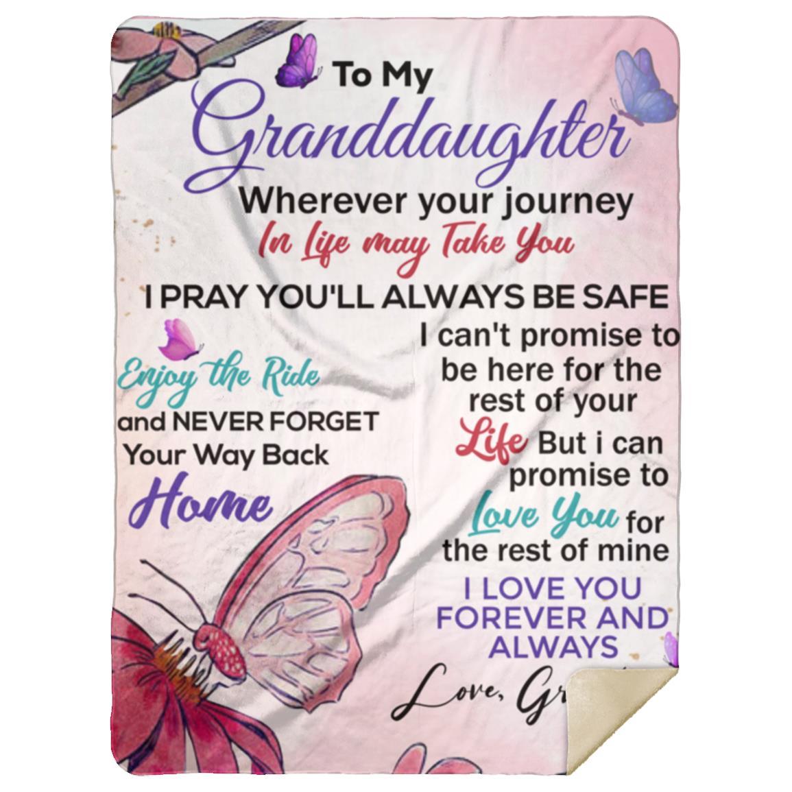 To my granddaughter blanket