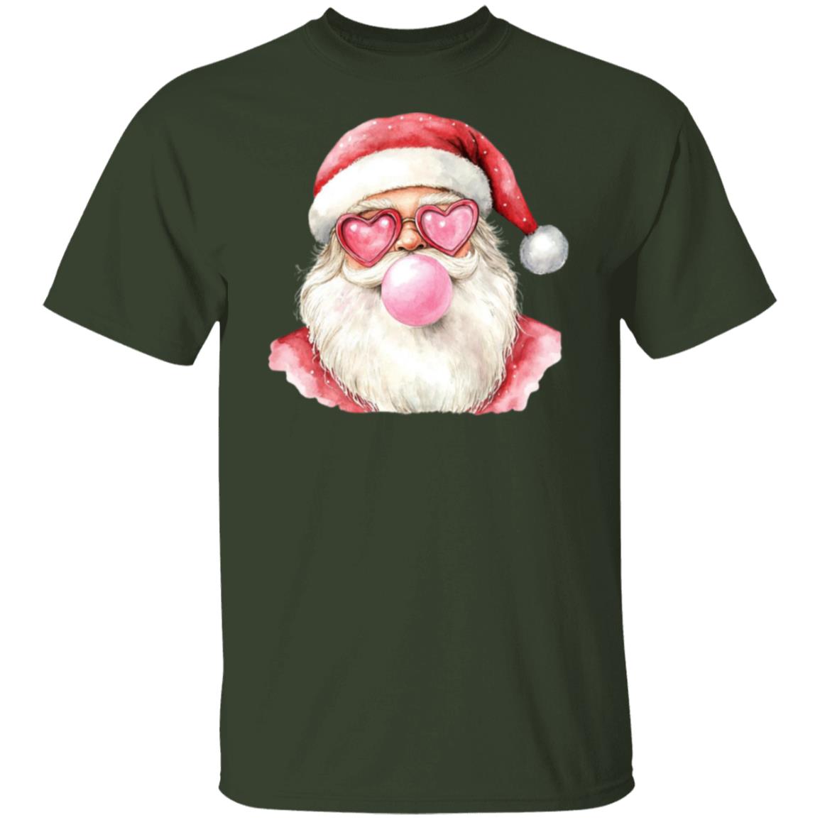Christmas Santa Blowing Bubble Shirt