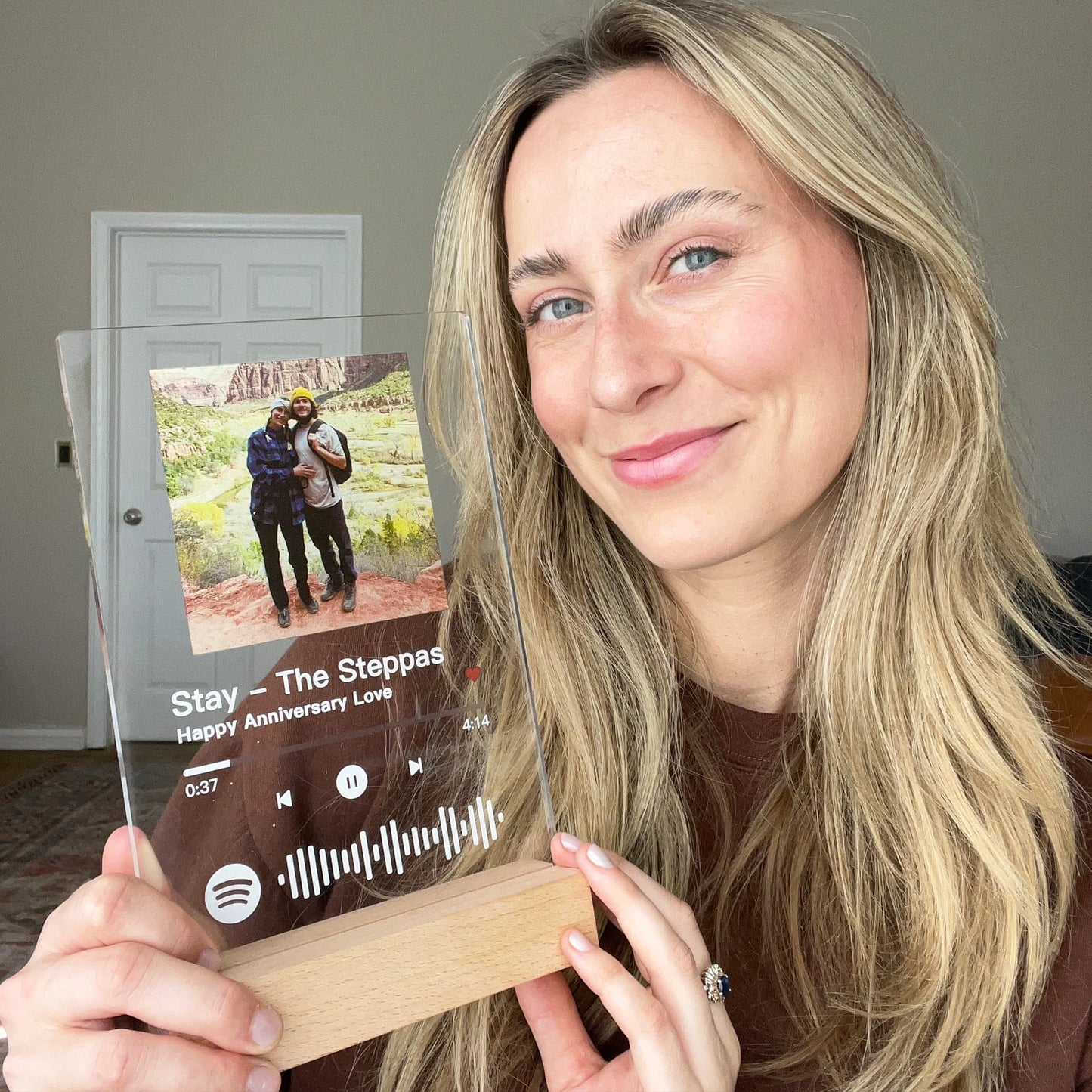 Custom Photo Music Plaque Night Light