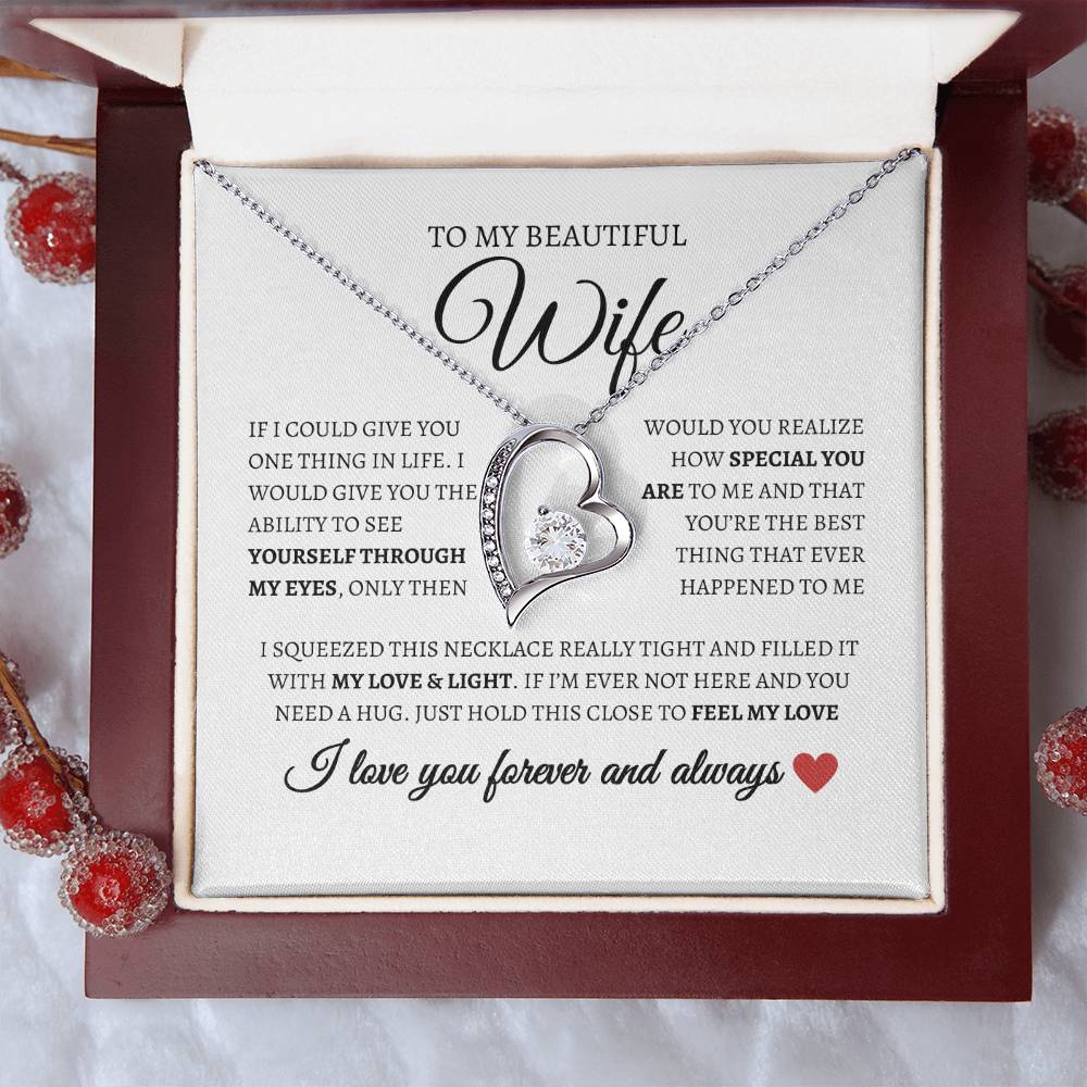 To my beautiful wife I I love you