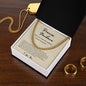 Promise necklace | Cuban Link Chain