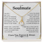 To My Soulmate | I Love You, Forever & Always - Alluring Beauty necklace