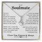 To My Soulmate | I Love You, Forever & Always - Alluring Beauty necklace