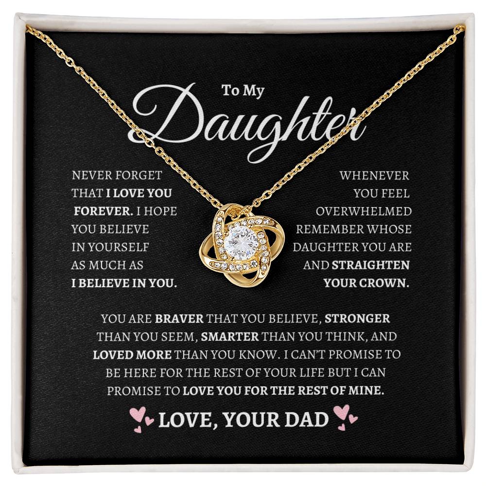 To my Daughter I "straighten your crown"