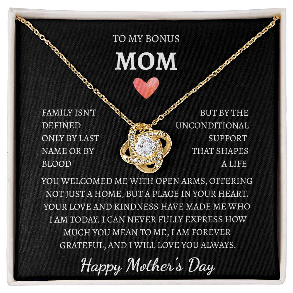 To my Bonus Mom you welcomed me (BB)