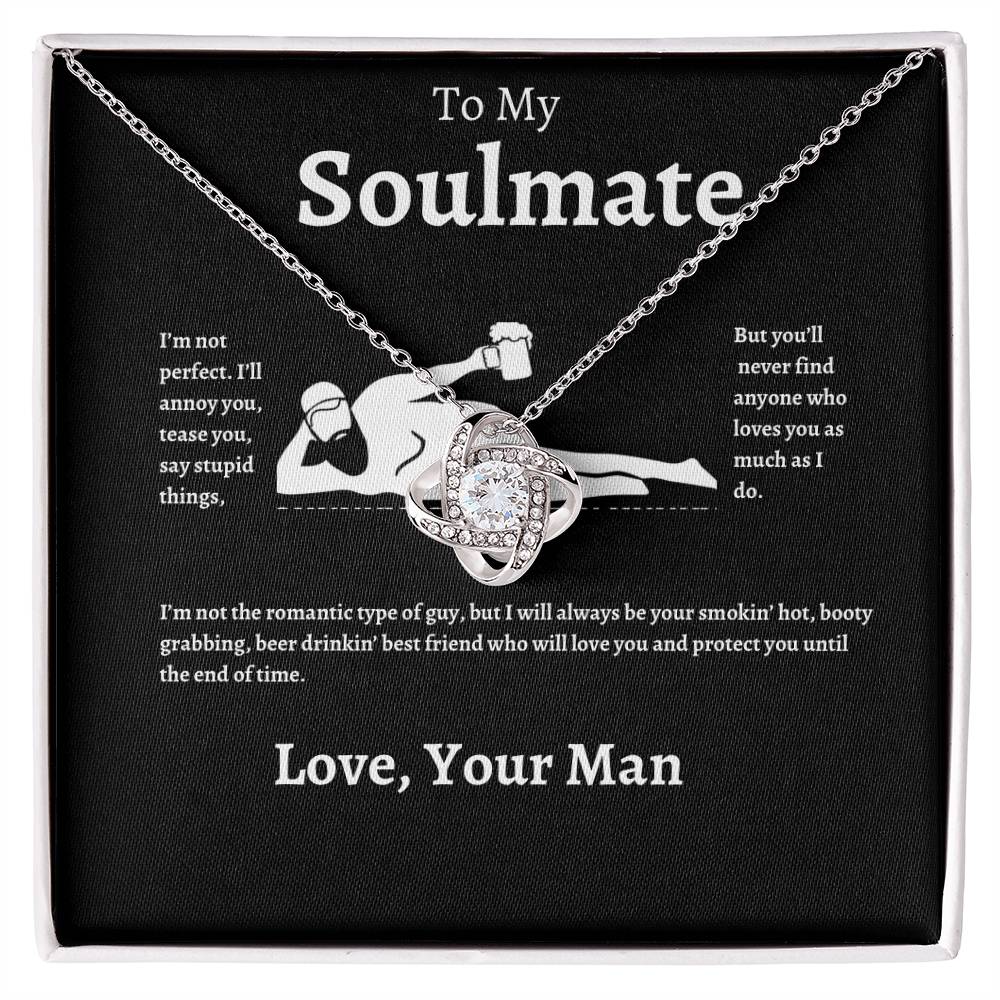 To my Soulmate | Love knot necklace