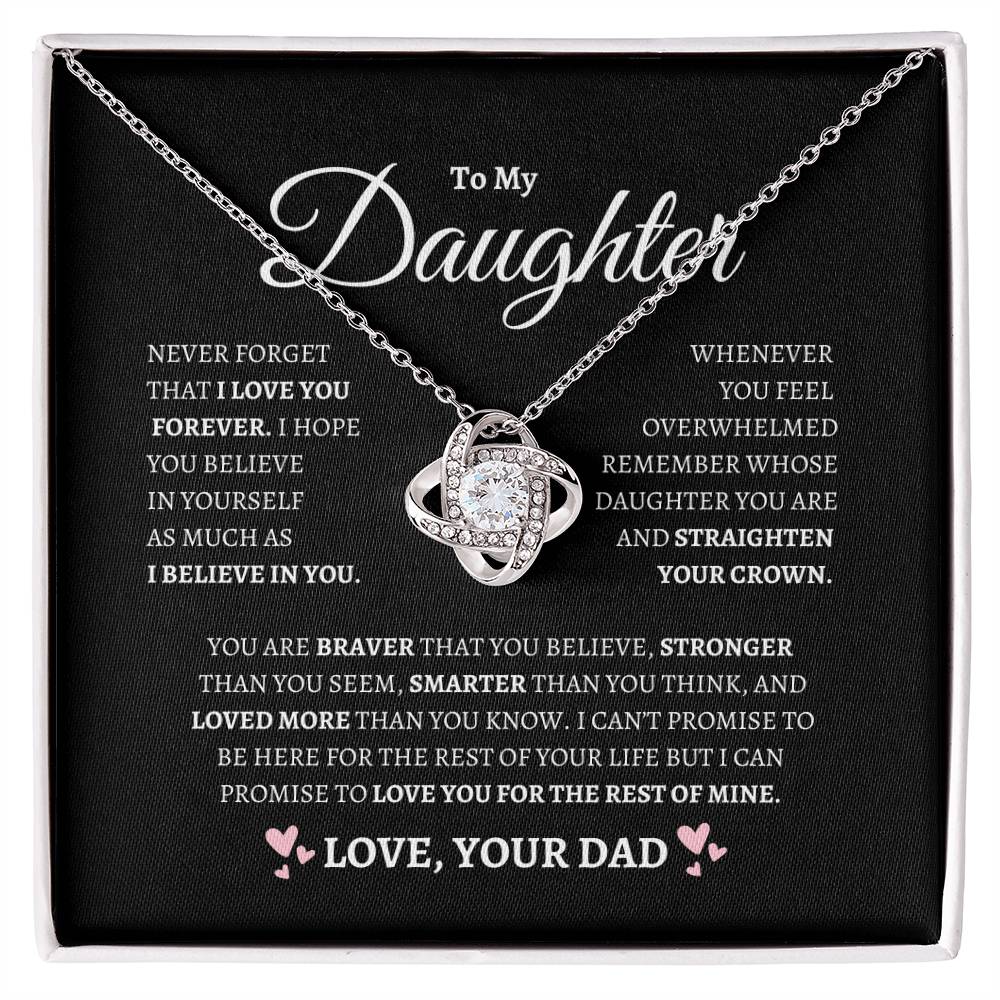 To my Daughter I "straighten your crown"