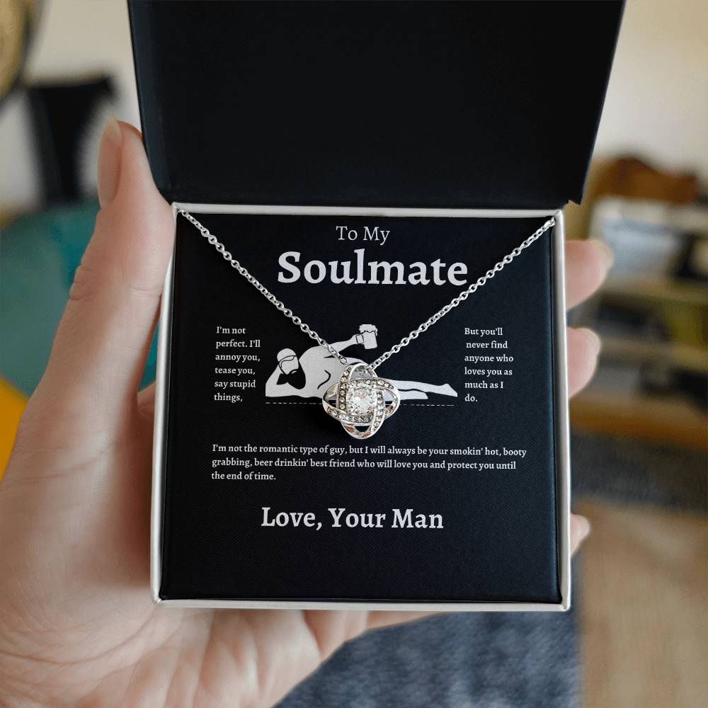 To my Soulmate | Love knot necklace