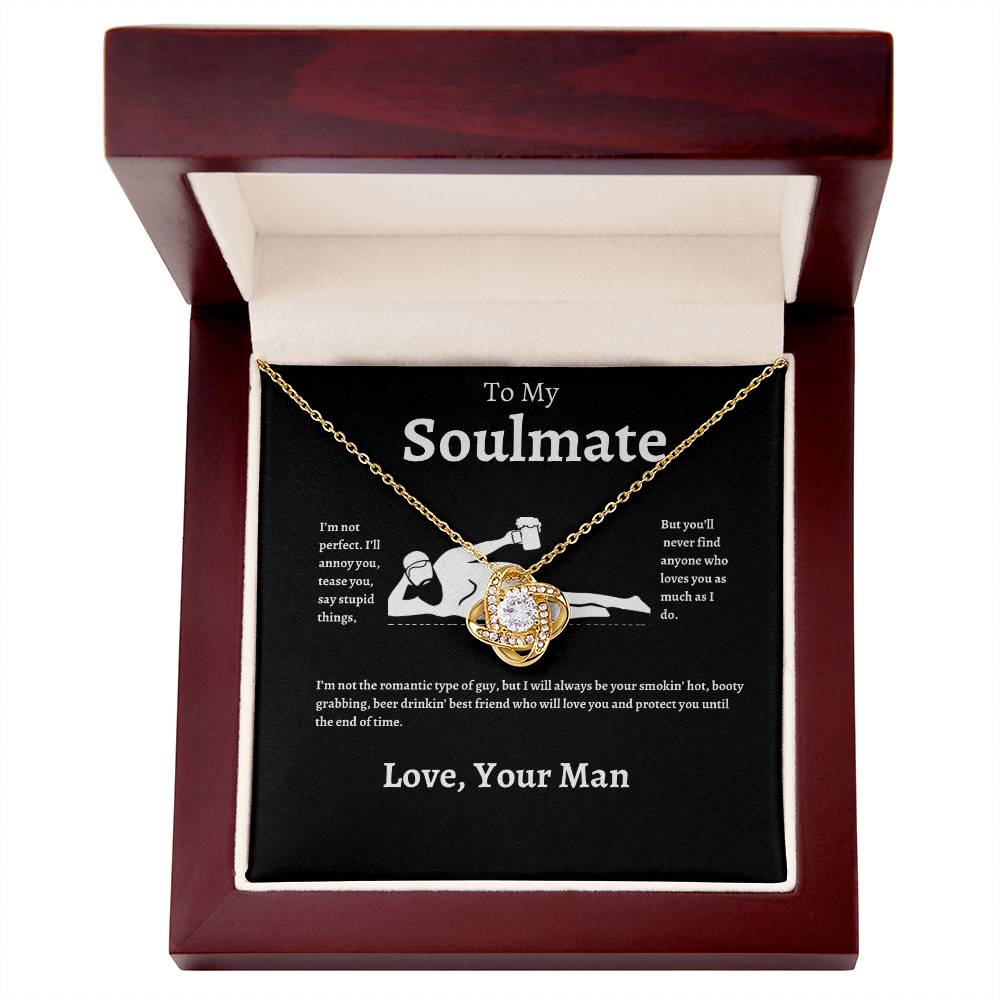 To my Soulmate | Love knot necklace