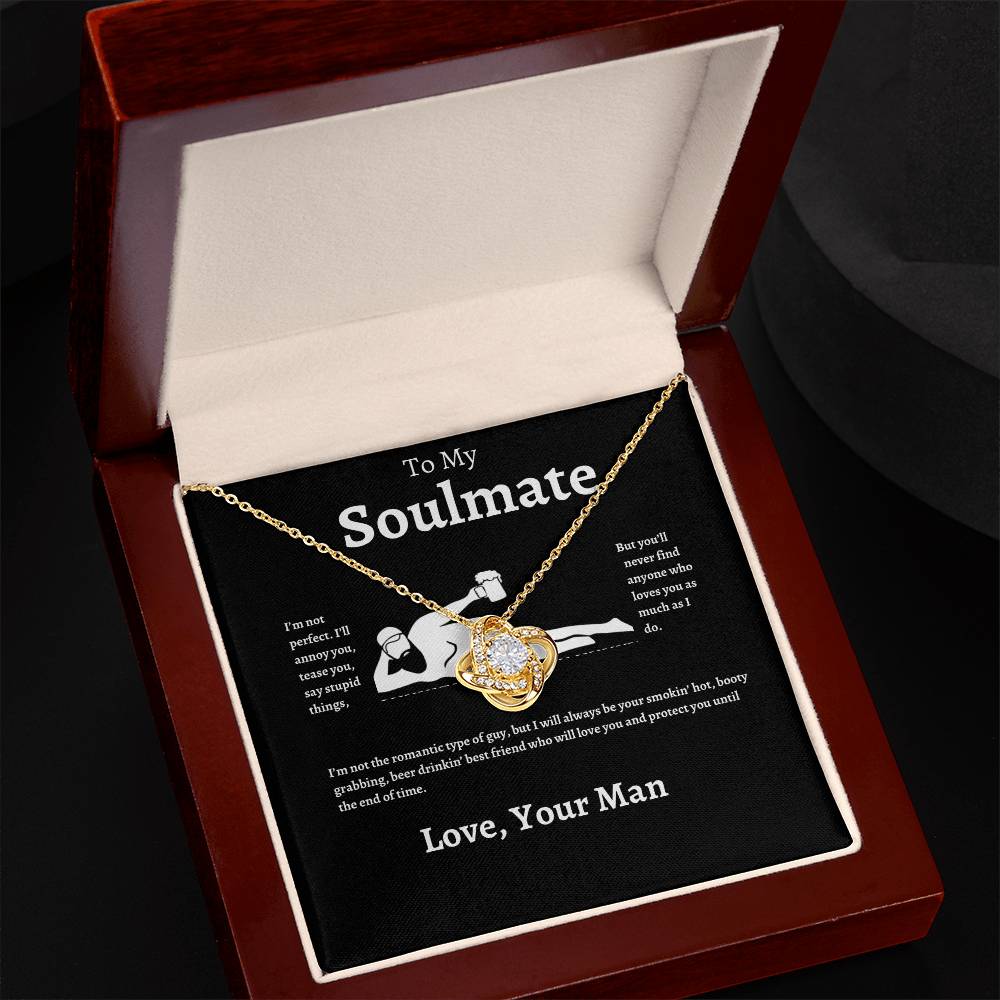 To my Soulmate | Love knot necklace
