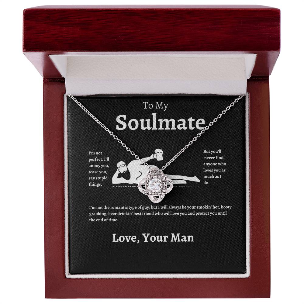 To my Soulmate | Love knot necklace