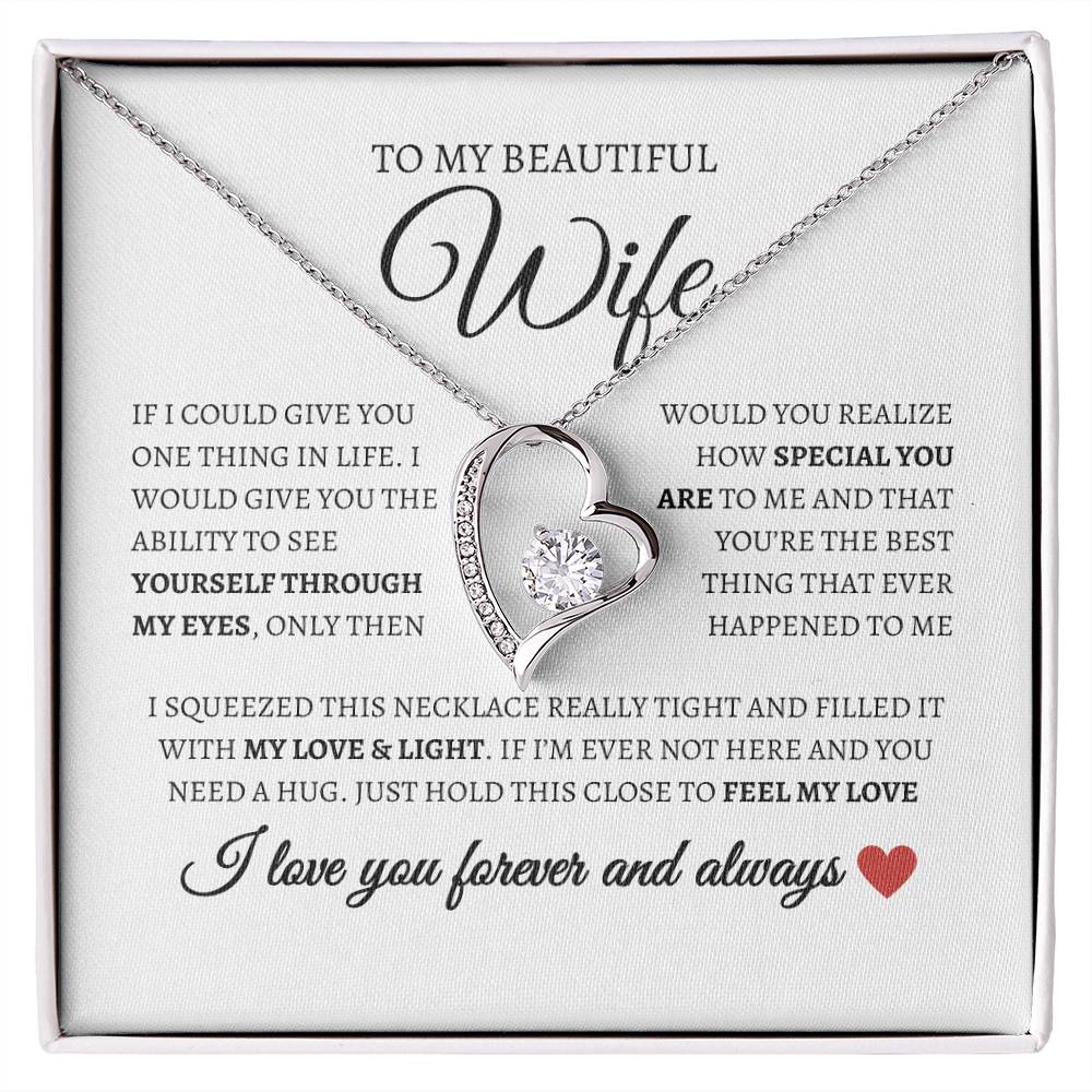 To my beautiful wife I I love you