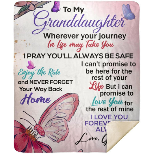 To my granddaughter blanket