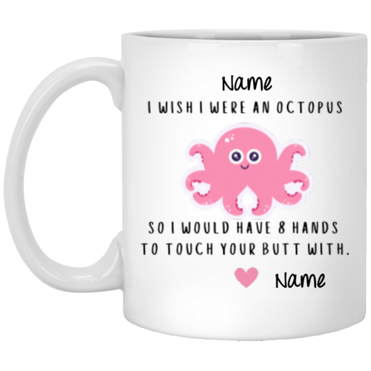 Funny Valentine Personalized White Mug