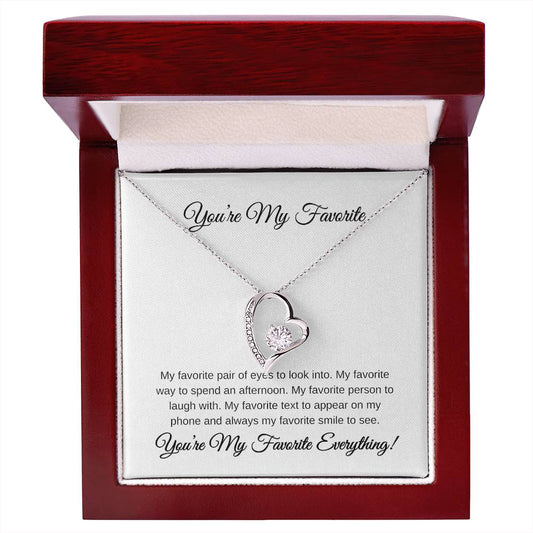 Favorite Everything Forever Love Necklace: Capturing Every Glance, Every Laugh, Every Moment