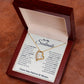 To my Soulmate love knot necklace