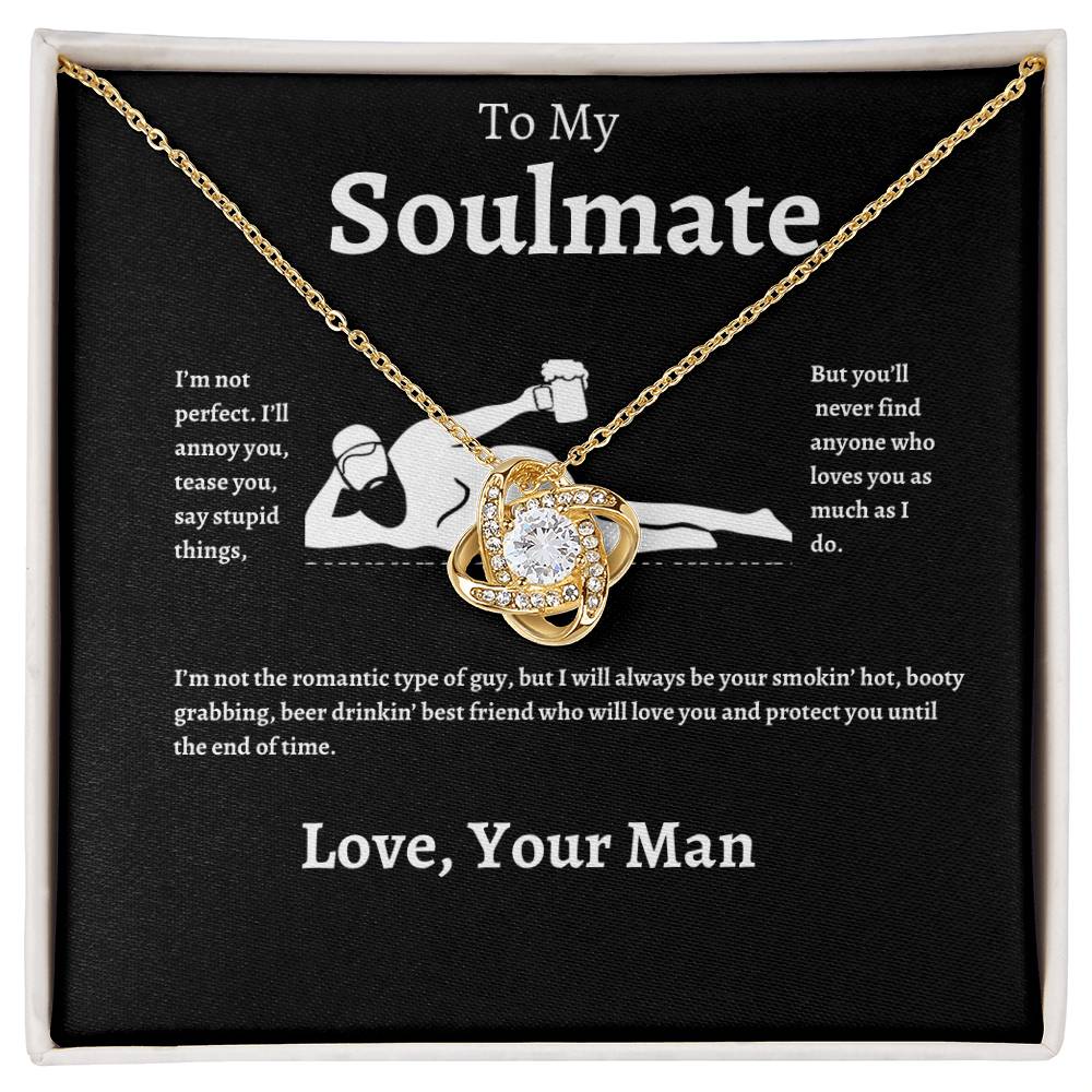 To my Soulmate | Love knot necklace