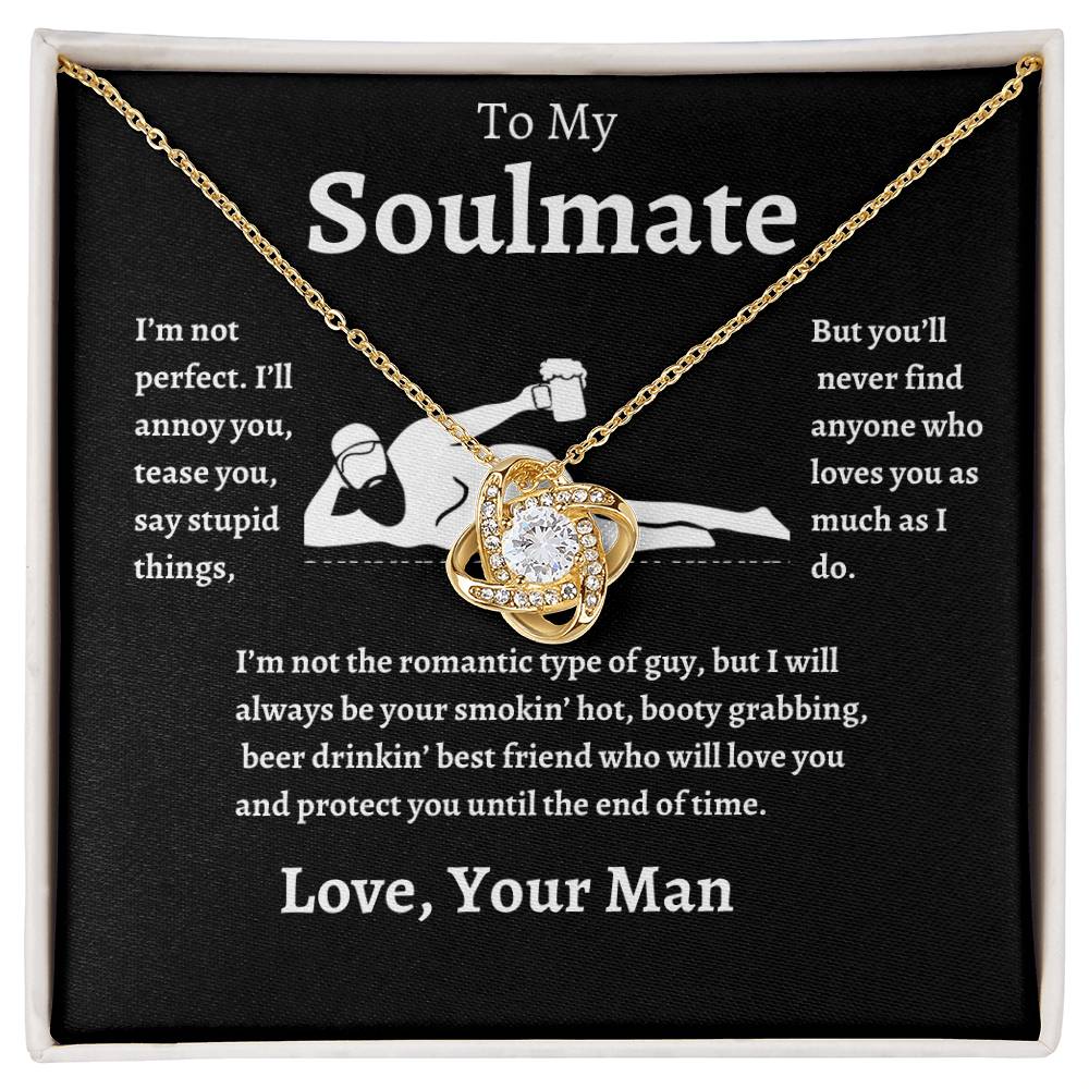 To my soulmate | Love knot necklace