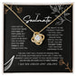 To my Soulmate | love knot necklace