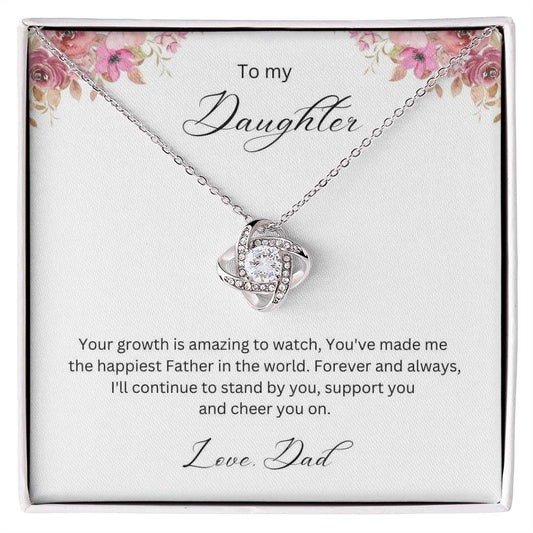 To My Daughter | Love Knot Necklace