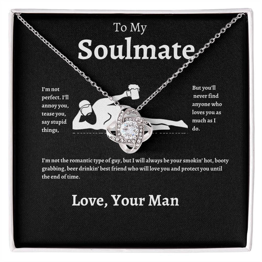 To my Soulmate | Love knot necklace