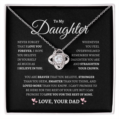 To my Daughter I "straighten your crown"
