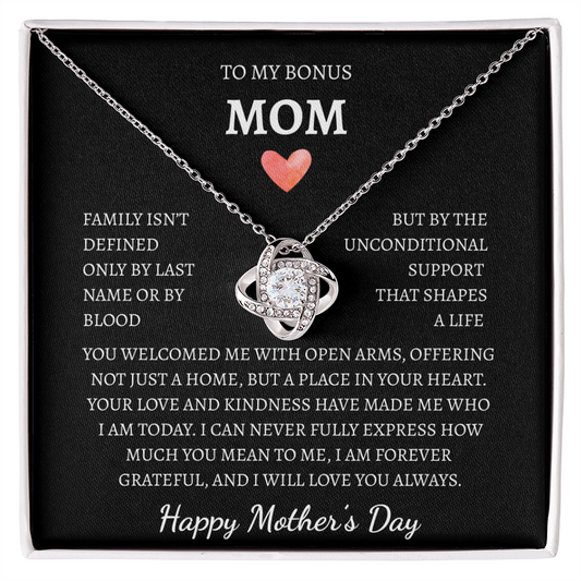 To my Bonus Mom you welcomed me (BB)