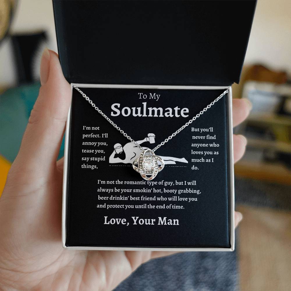 To my soulmate | Love knot necklace