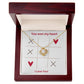 You won my heart | Love knot necklace