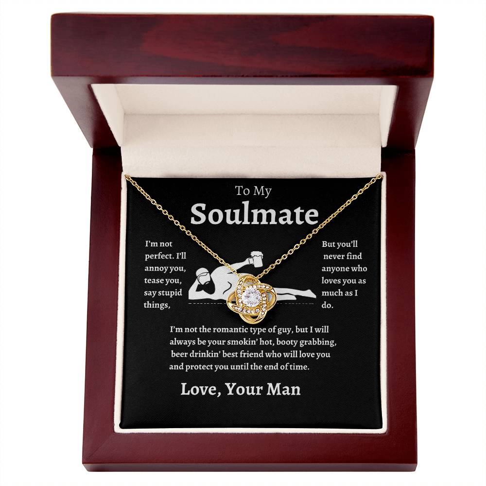 To my soulmate | Love knot necklace