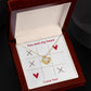 You won my heart | Love knot necklace
