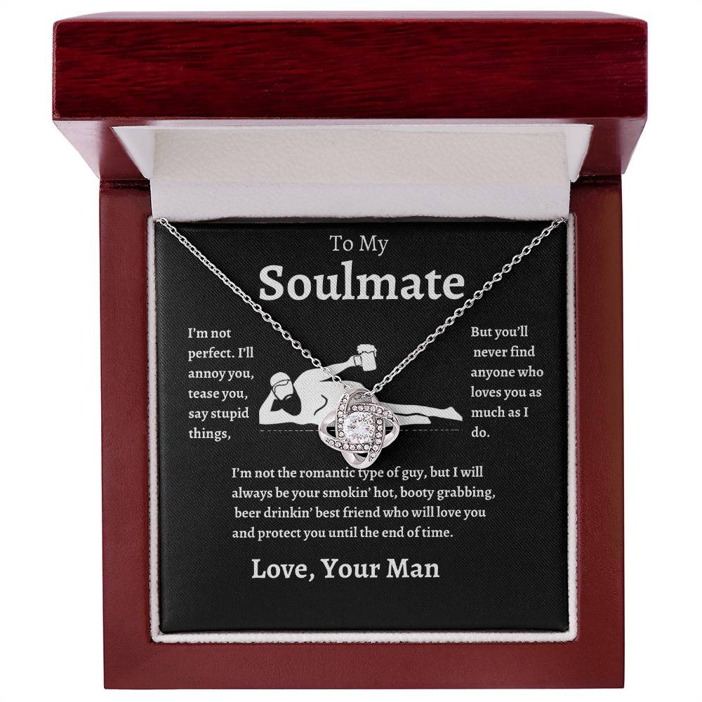 To my soulmate | Love knot necklace