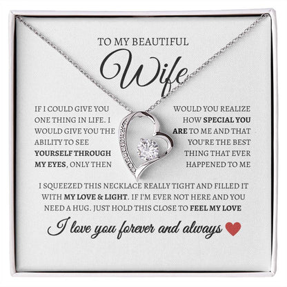 To my beautiful wife I  I love you