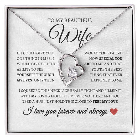 To my beautiful wife I  I love you