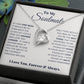To my Soulmate love knot necklace