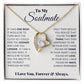 To my Soulmate love knot necklace