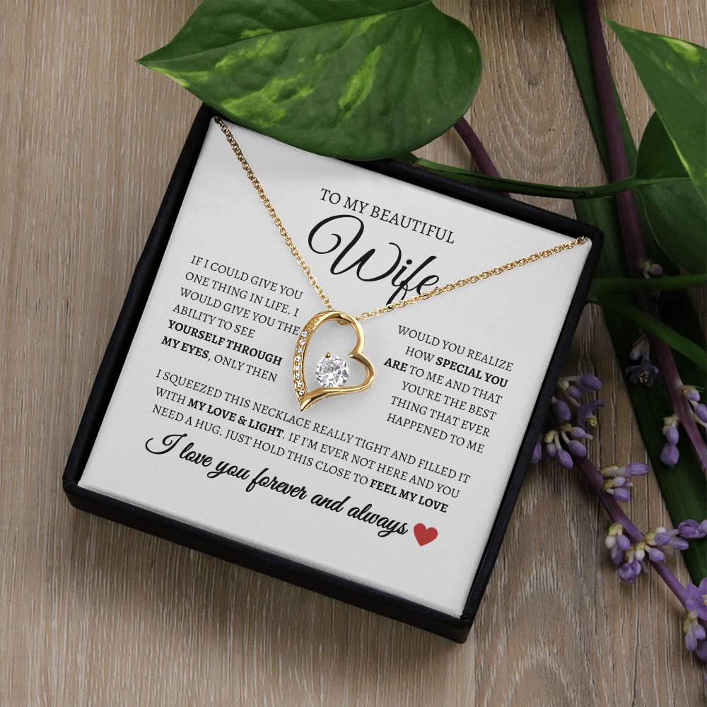 To my beautiful wife I  I love you