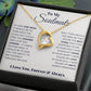 To my Soulmate love knot necklace