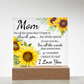 Mom for all the times acrylic plaque