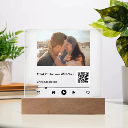 Personalized Song Square Plaque