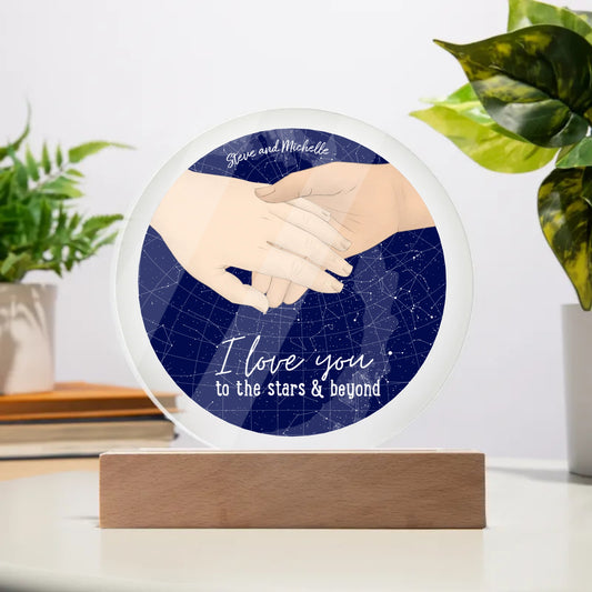 The Night We Met Circle Acrylic Plaque